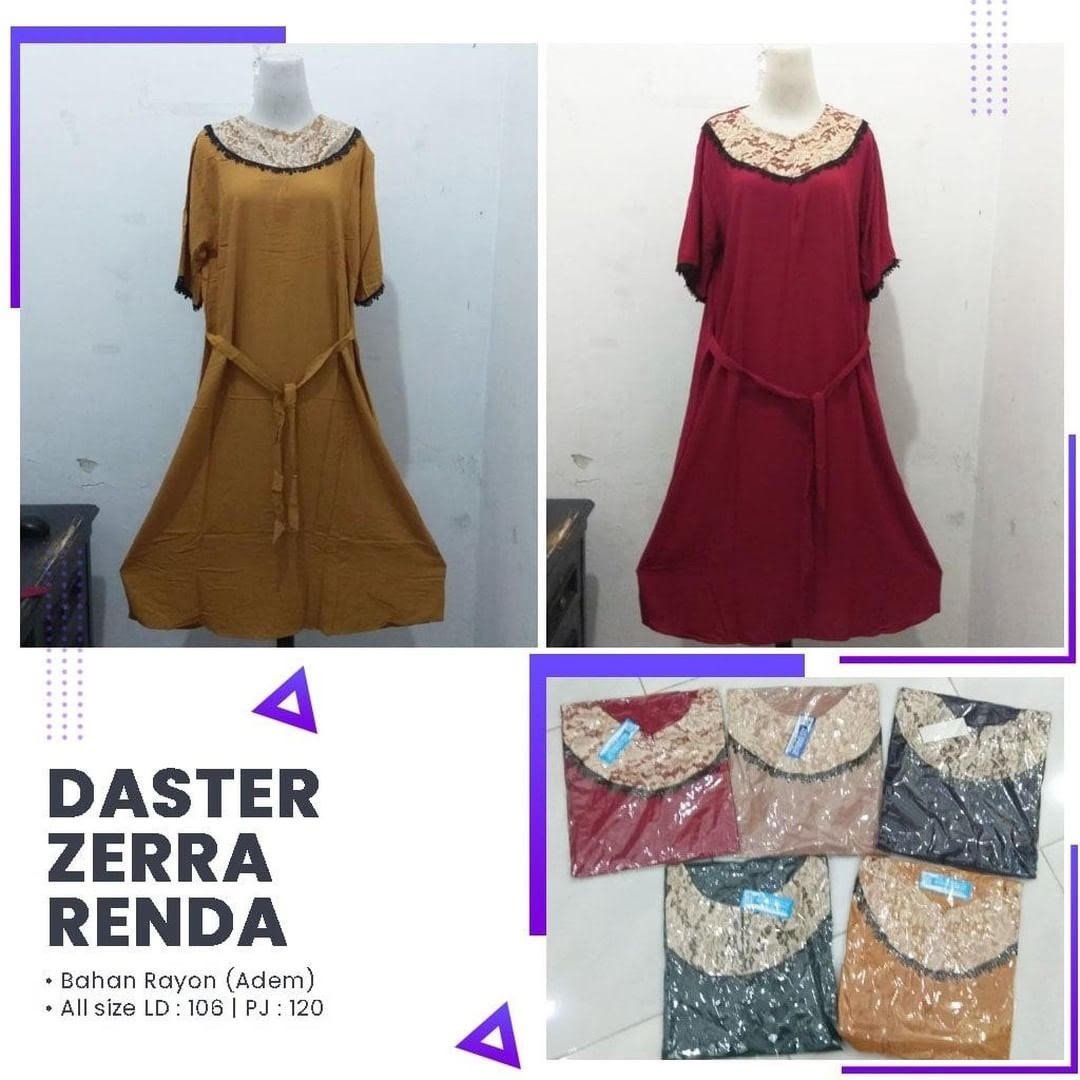 Distributor Daster Distributor DASTER ZERRA RENDA Rp 40.000  