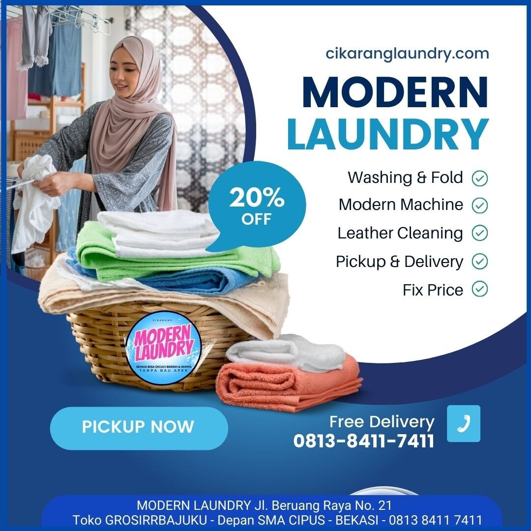 Distributor Daster Modern Laundry Express: Pilihan Laundry Terdekat dan Cepat di Jababeka dan Meikarta  